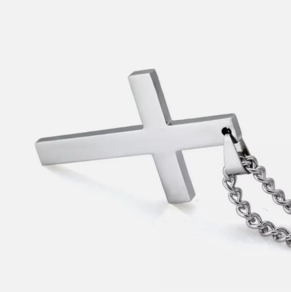 Men Cross Necklaces Pendants Stainless Steel - Picture 7 of 15